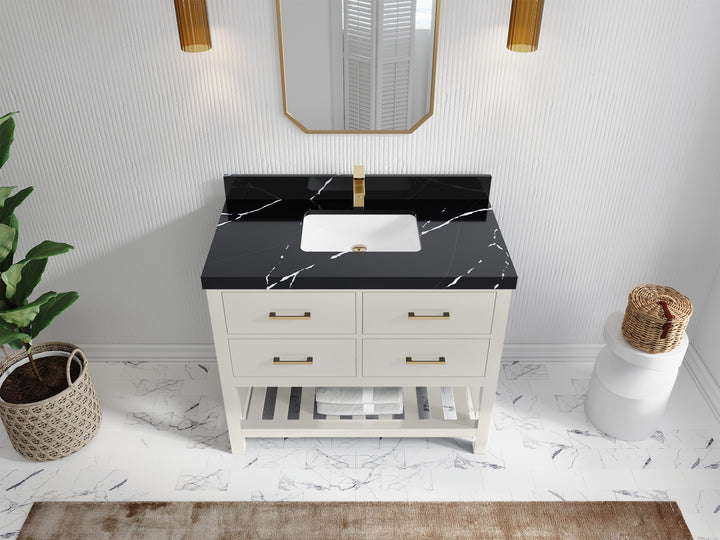 Parker 42 in. W x 22 in. D Single Sink Bathroom Vanity - photo 11