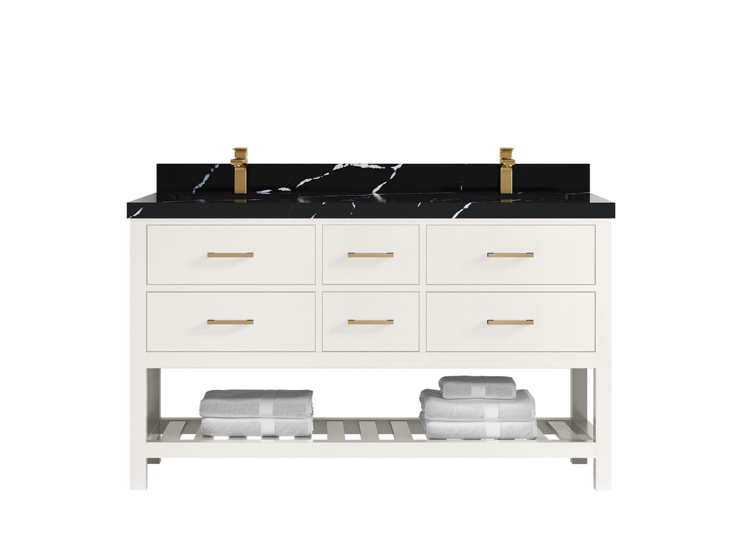 Parker 60 in. W x 22 in. D Double Sink Bathroom Vanity