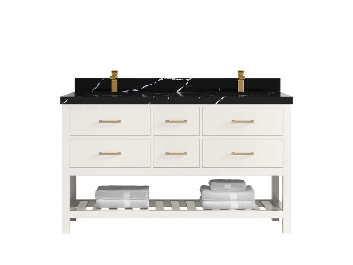 Parker 60 in. W x 22 in. D Double Sink Bathroom Vanity - photo 12