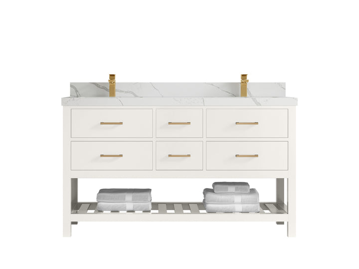 Parker 60 in. W x 22 in. D Double Sink Bathroom Vanity - photo 16