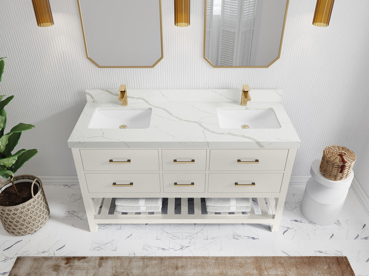 Parker 60 in. W x 22 in. D Double Sink Bathroom Vanity - photo 15