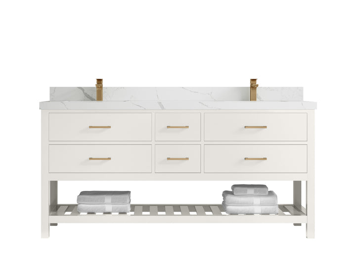 Parker 72 in. W x 22 in. D Double Sink Bathroom Vanity - photo 16