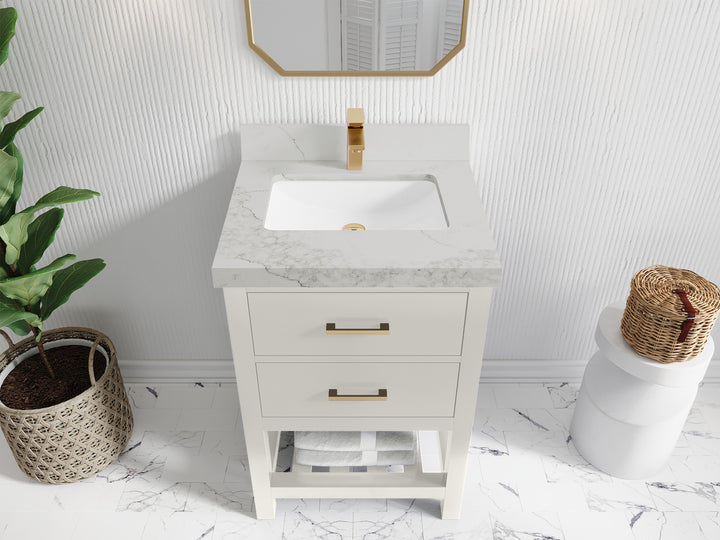 Parker 24 in. W x 22 in. D Single Sink Bathroom Vanity - photo 9