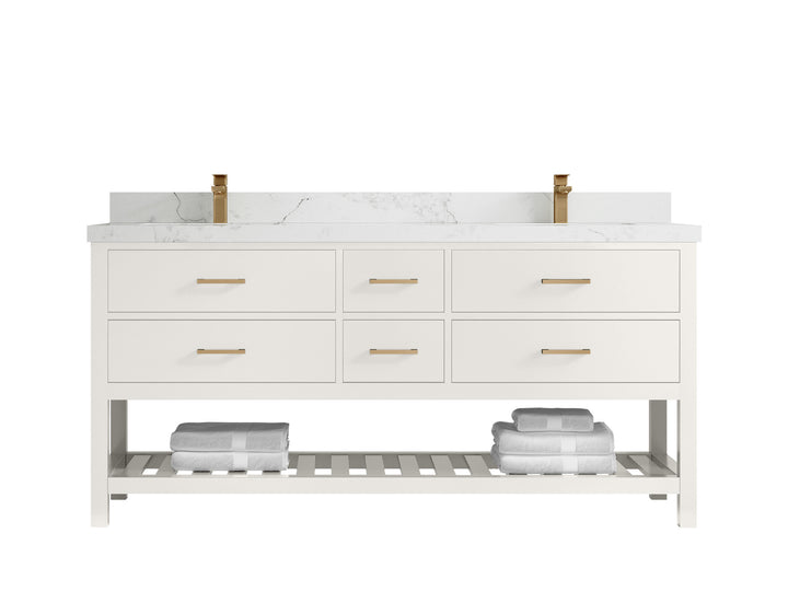 Parker 72 in. W x 22 in. D Double Sink Bathroom Vanity - photo 18