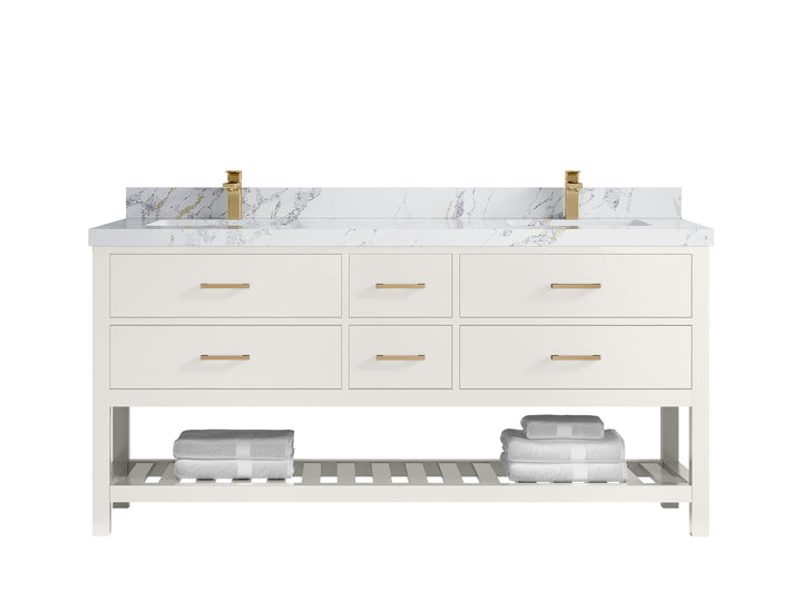 Parker 72 in. W x 22 in. D Double Sink Bathroom Vanity - photo 20
