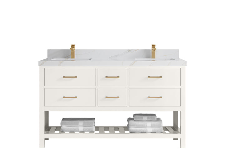 Parker 60 in. W x 22 in. D Double Sink Bathroom Vanity - photo 22