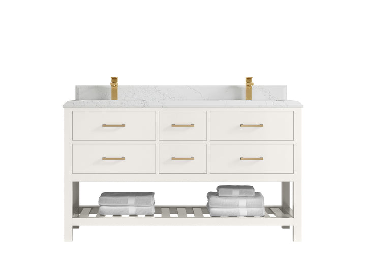 Parker 60 in. W x 22 in. D Double Sink Bathroom Vanity - photo 49
