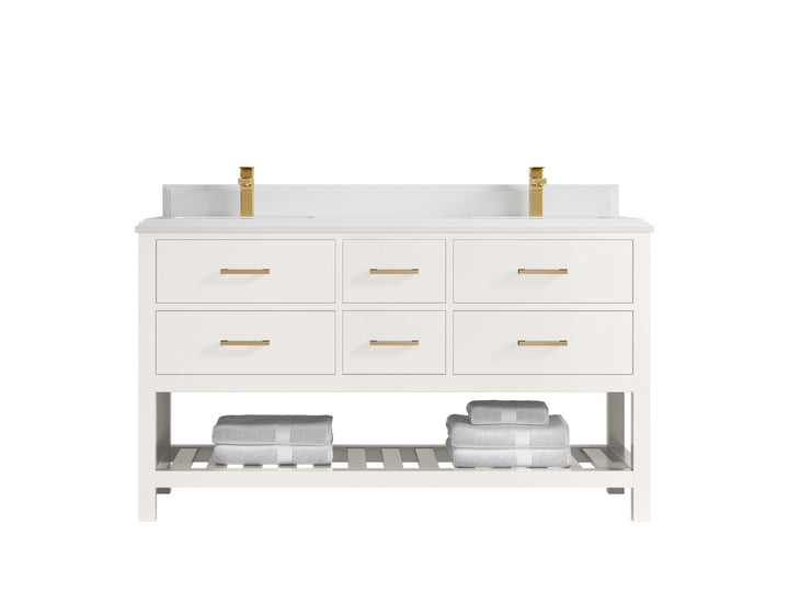 Parker 60 in. W x 22 in. D Double Sink Bathroom Vanity - photo 47