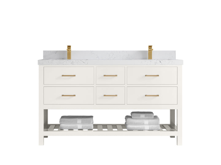Parker 60 in. W x 22 in. D Double Sink Bathroom Vanity - photo 24