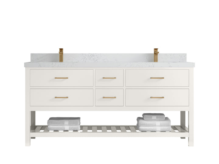 Parker 72 in. W x 22 in. D Double Sink Bathroom Vanity - photo 24