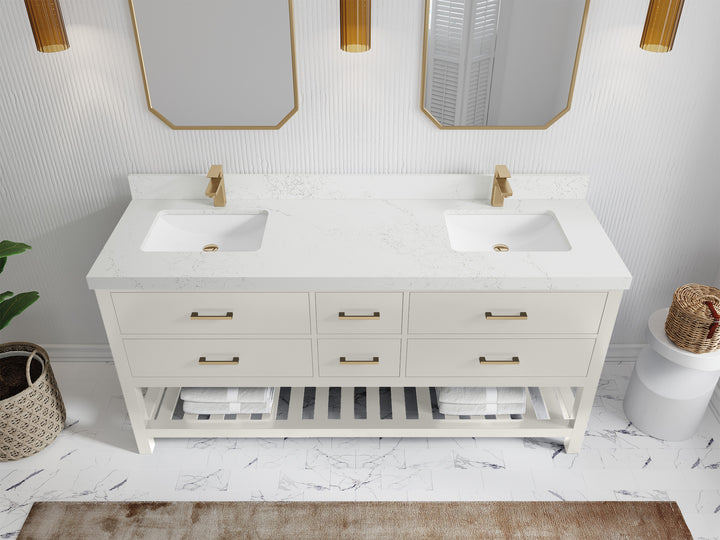 Parker 72 in. W x 22 in. D Double Sink Bathroom Vanity - photo 23