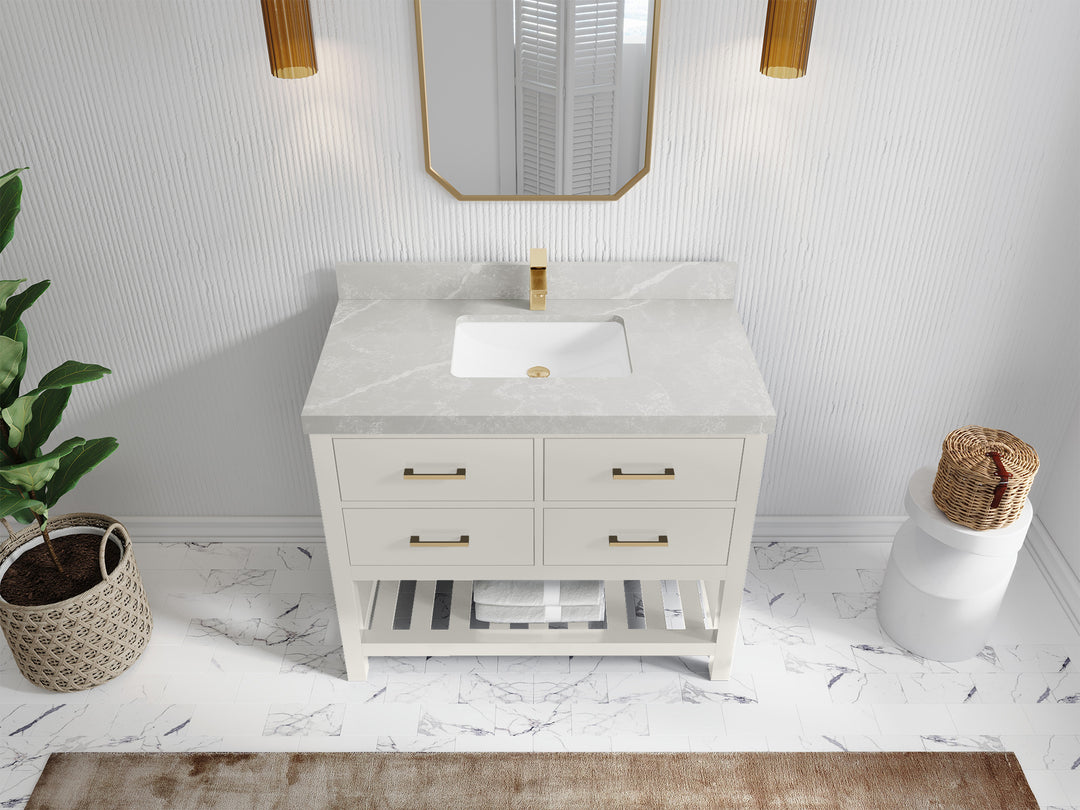 Parker 42 in. W x 22 in. D Single Sink Bathroom Vanity