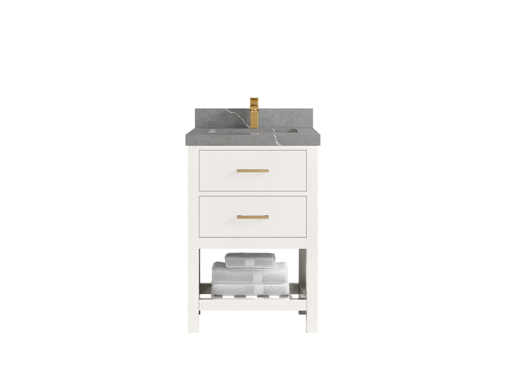 Parker 24 in. W x 22 in. D Single Sink Bathroom Vanity - photo 26
