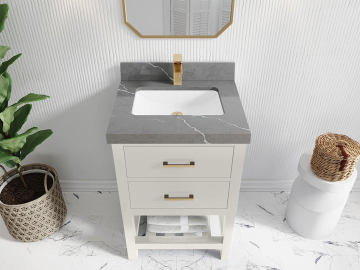 Parker 24 in. W x 22 in. D Single Sink Bathroom Vanity - photo 25