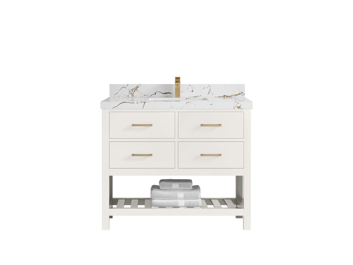 Parker 42 in. W x 22 in. D Single Sink Bathroom Vanity - photo 34