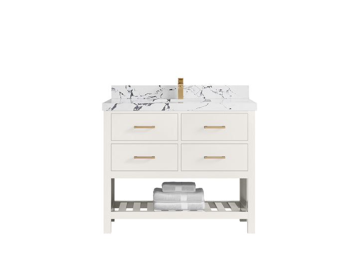Parker 42 in. W x 22 in. D Single Sink Bathroom Vanity - photo 38