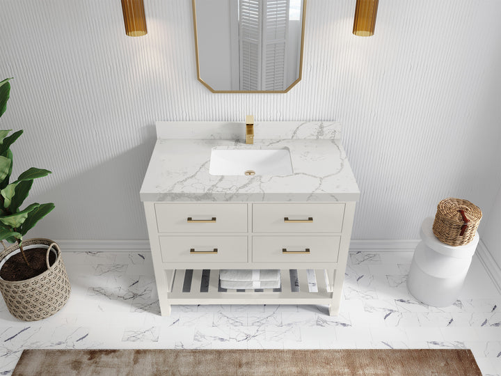 Parker 42 in. W x 22 in. D Single Sink Bathroom Vanity - photo 21