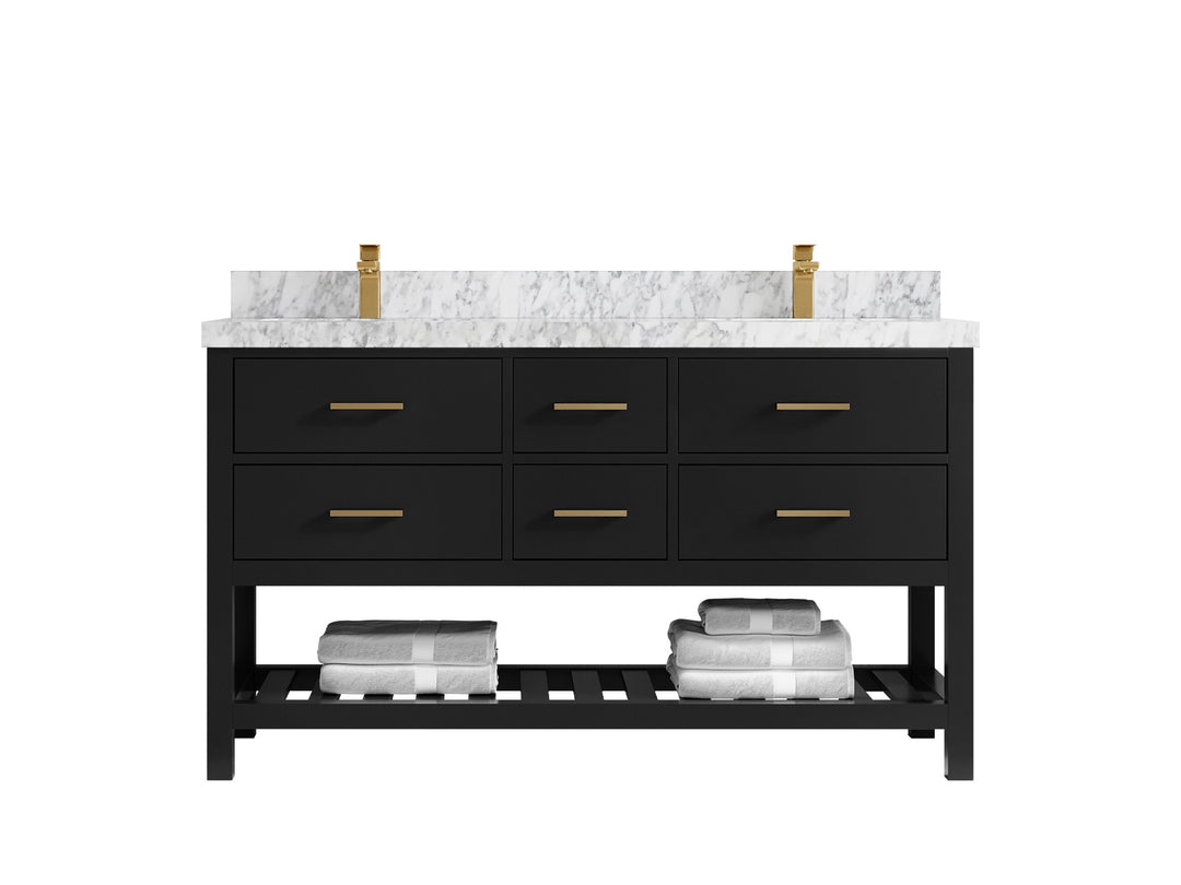 Parker 60 in. W x 22 in. D Double Sink Bathroom Vanity