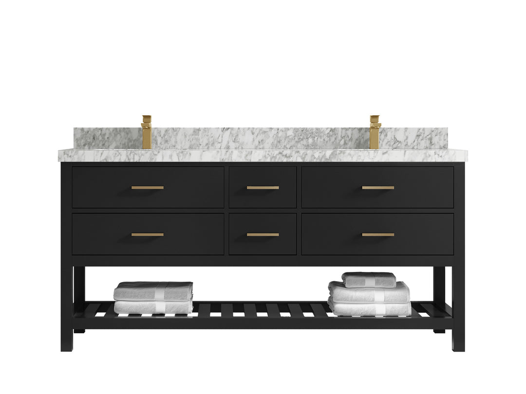 Parker 72 in. W x 22 in. D Double Sink Bathroom Vanity