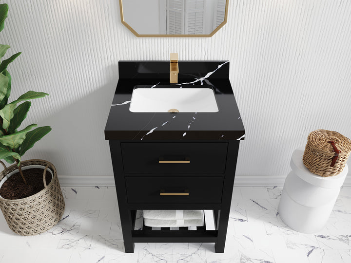 Parker 24 in. W x 22 in. D Single Sink Bathroom Vanity - photo 11