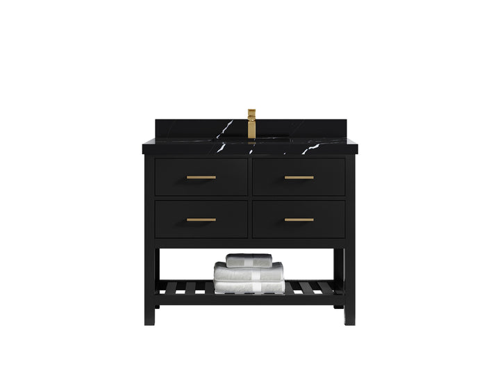Parker 42 in. W x 22 in. D Single Sink Bathroom Vanity - photo 8