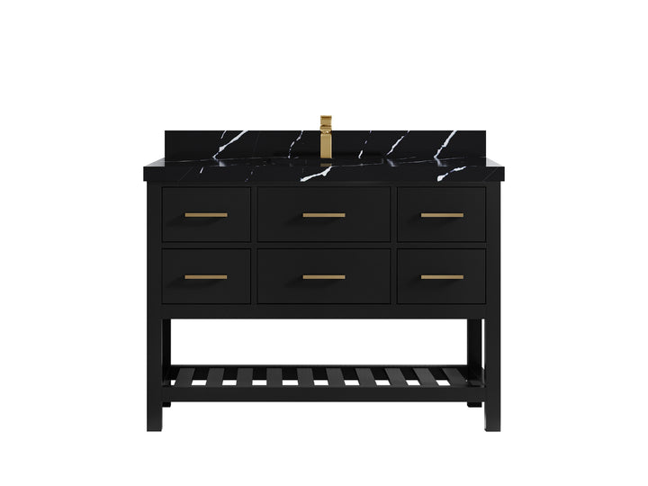 Parker 48 in. W x 22 in. D Single Sink Bathroom Vanity - photo 12