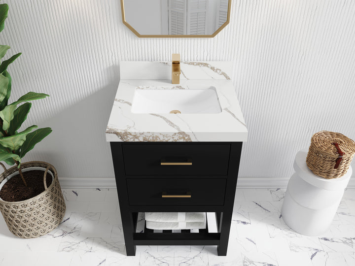 Parker 24 in. W x 22 in. D Single Sink Bathroom Vanity - photo 13