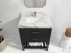 Parker 30 in. W x 22 in. D Single Sink Bathroom Vanity - photo 9