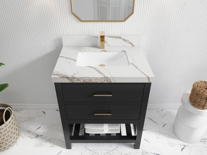 Parker 30 in. W x 22 in. D Single Sink Bathroom Vanity - photo 9