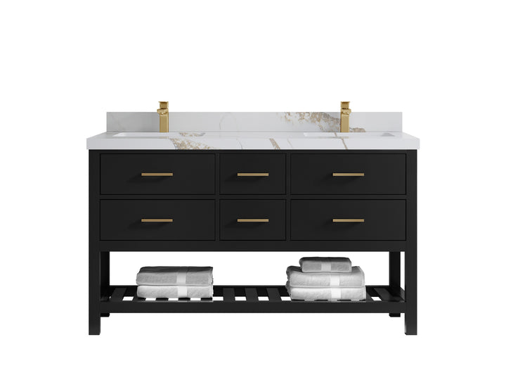 Parker 60 in. W x 22 in. D Double Sink Bathroom Vanity - photo 14