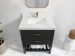 Parker 30 in. W x 22 in. D Single Sink Bathroom Vanity - photo 11