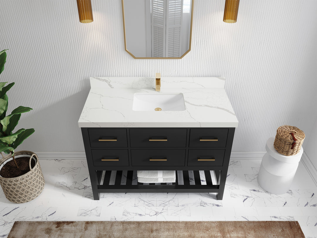 Parker 48 in. W x 22 in. D Single Sink Bathroom Vanity