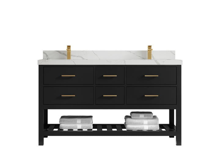 Parker 60 in. W x 22 in. D Double Sink Bathroom Vanity - photo 16