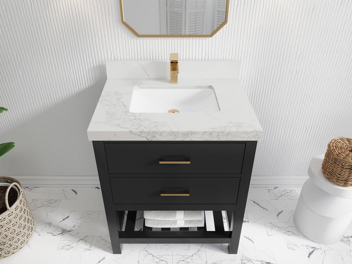 Parker 30 in. W x 22 in. D Single Sink Bathroom Vanity - photo 13