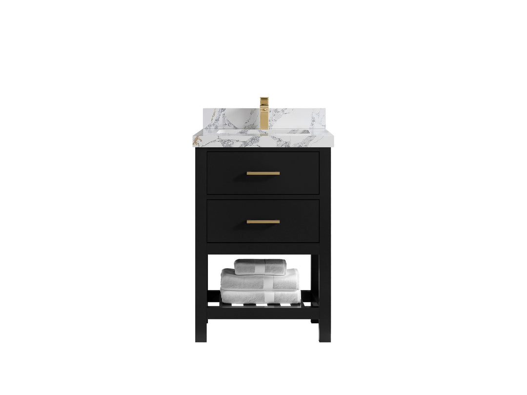 Parker 24 in. W x 22 in. D Single Sink Bathroom Vanity