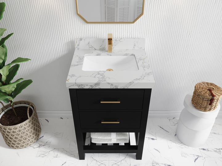Parker 24 in. W x 22 in. D Single Sink Bathroom Vanity - photo 19