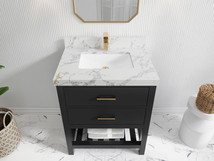 Parker 30 in. W x 22 in. D Single Sink Bathroom Vanity - photo 15