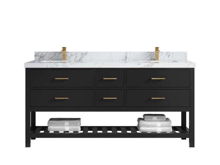 Parker 72 in. W x 22 in. D Double Sink Bathroom Vanity - photo 18