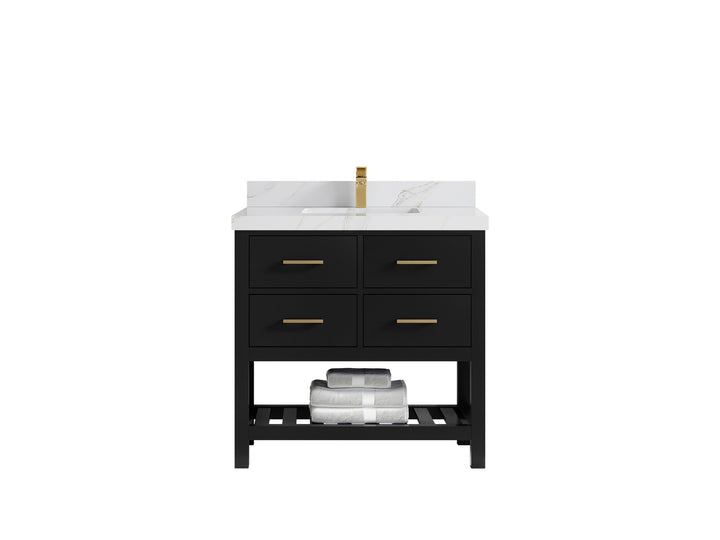 Parker 36 in. W x 22 in. D Single Sink Bathroom Vanity - photo 18