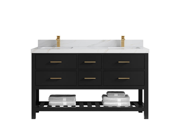 Parker 60 in. W x 22 in. D Double Sink Bathroom Vanity - photo 22