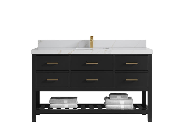 Parker 60 in. W x 22 in. D Single Sink Bathroom Vanity - photo 22