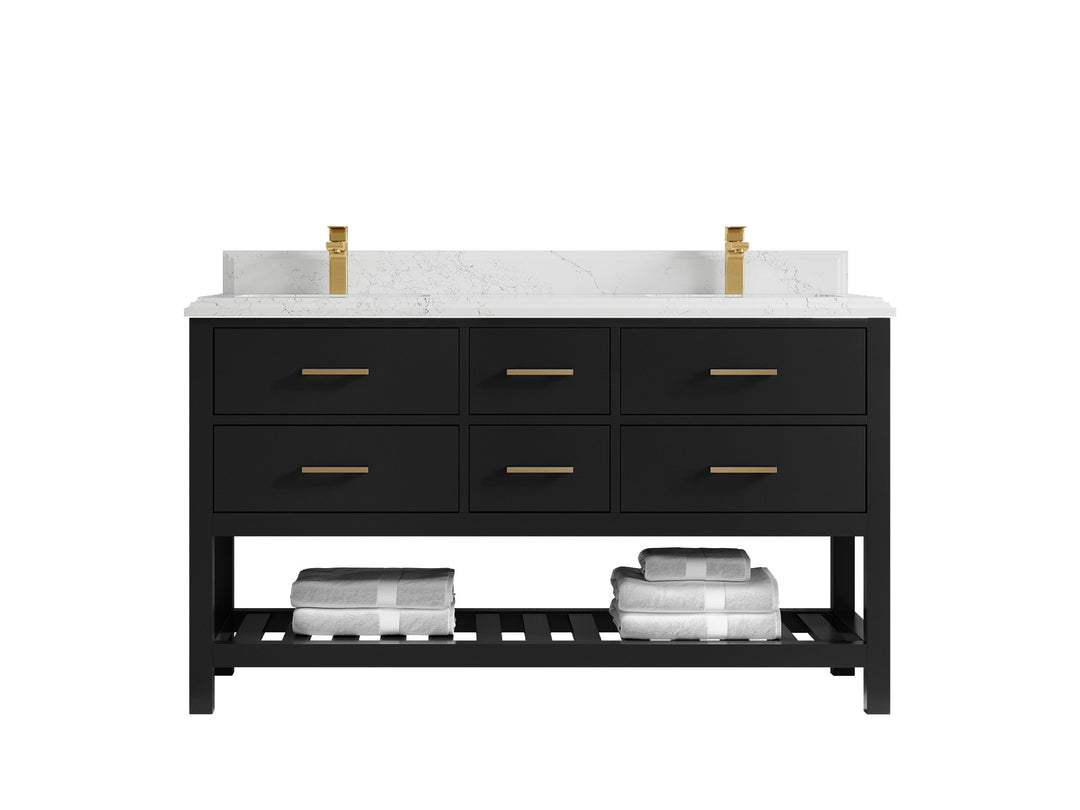 Parker 60 in. W x 22 in. D Double Sink Bathroom Vanity