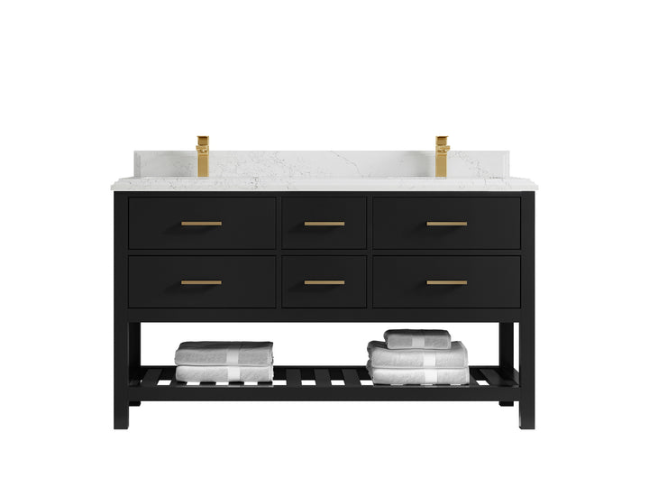 Parker 60 in. W x 22 in. D Double Sink Bathroom Vanity - photo 47