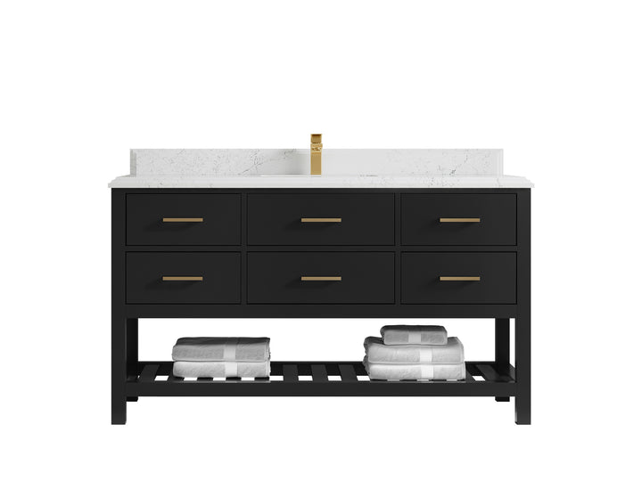 Parker 60 in. W x 22 in. D Single Sink Bathroom Vanity - photo 45
