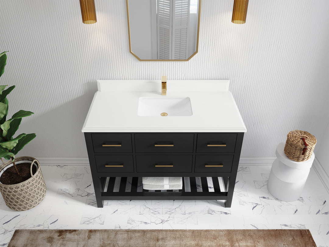 Parker 48 in. W x 22 in. D Single Sink Bathroom Vanity