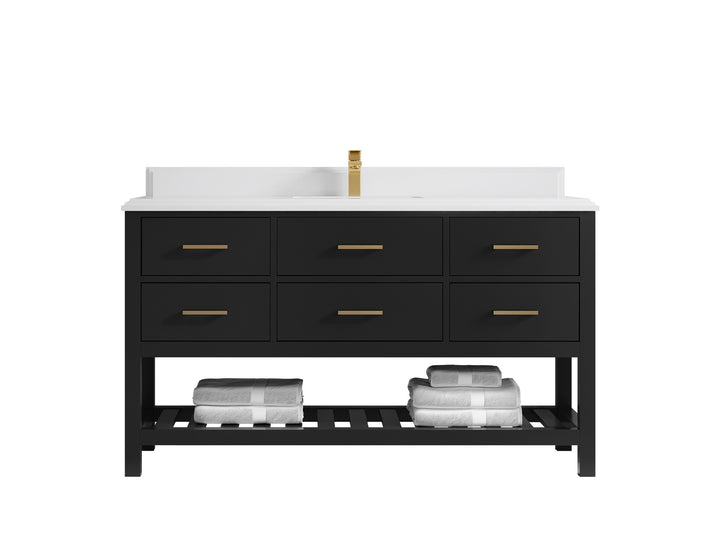 Parker 60 in. W x 22 in. D Single Sink Bathroom Vanity - photo 47