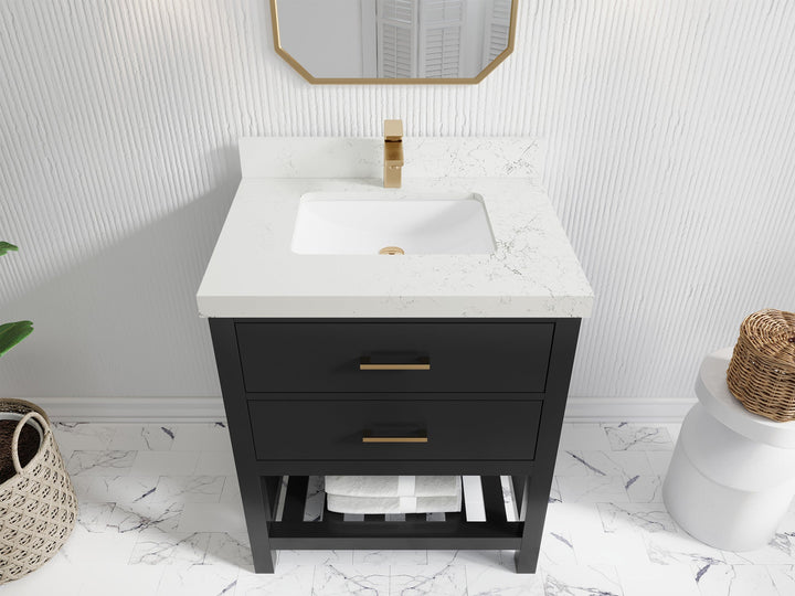Parker 30 in. W x 22 in. D Single Sink Bathroom Vanity - photo 23