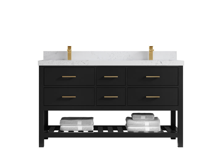 Parker 60 in. W x 22 in. D Double Sink Bathroom Vanity - photo 24