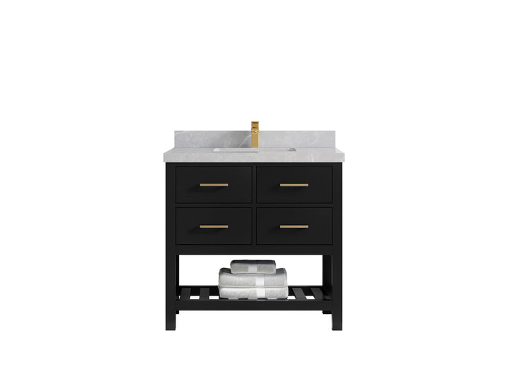 Parker 36 in. W x 22 in. D Single Sink Bathroom Vanity - photo 26