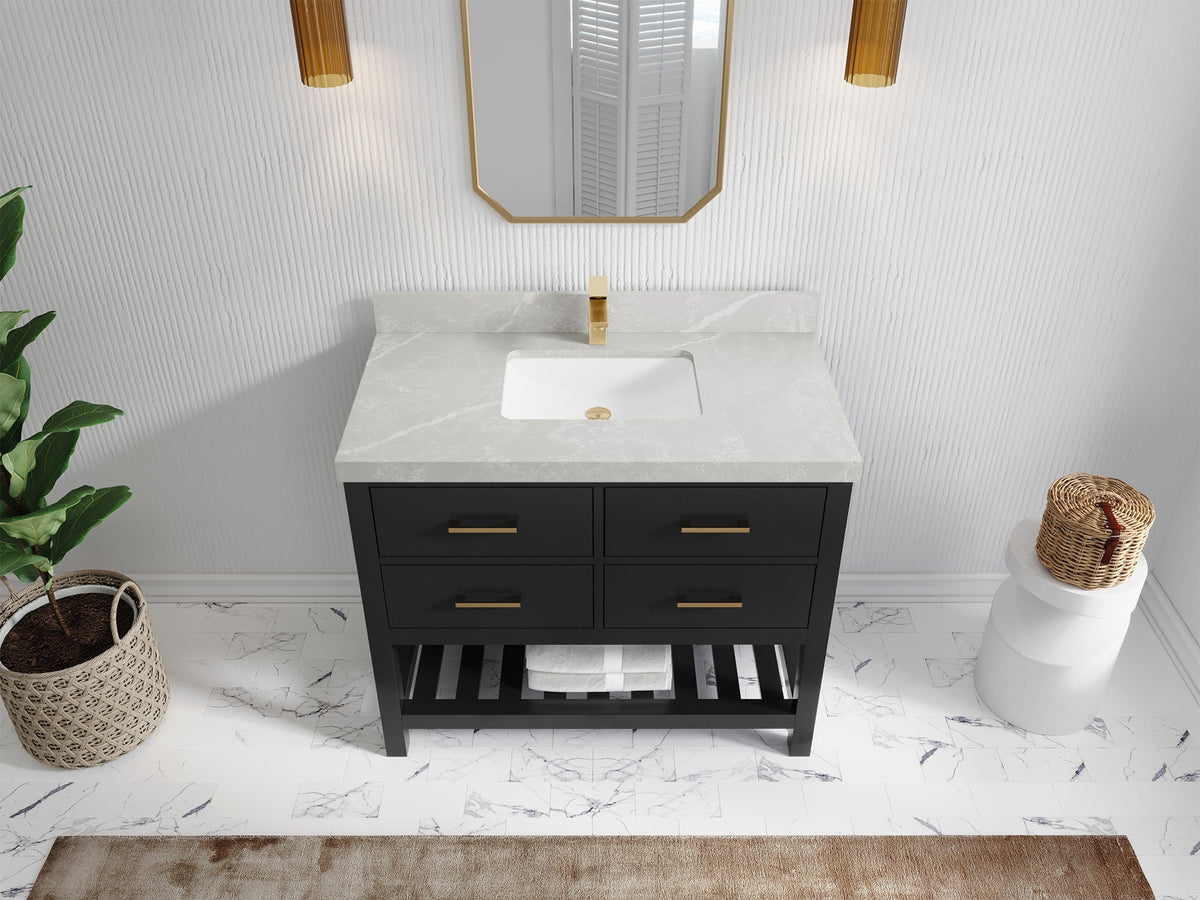Parker 42 in. W x 22 in. D Single Sink Bathroom Vanity